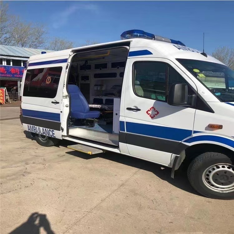 无极私人长途救护车出租转院回家